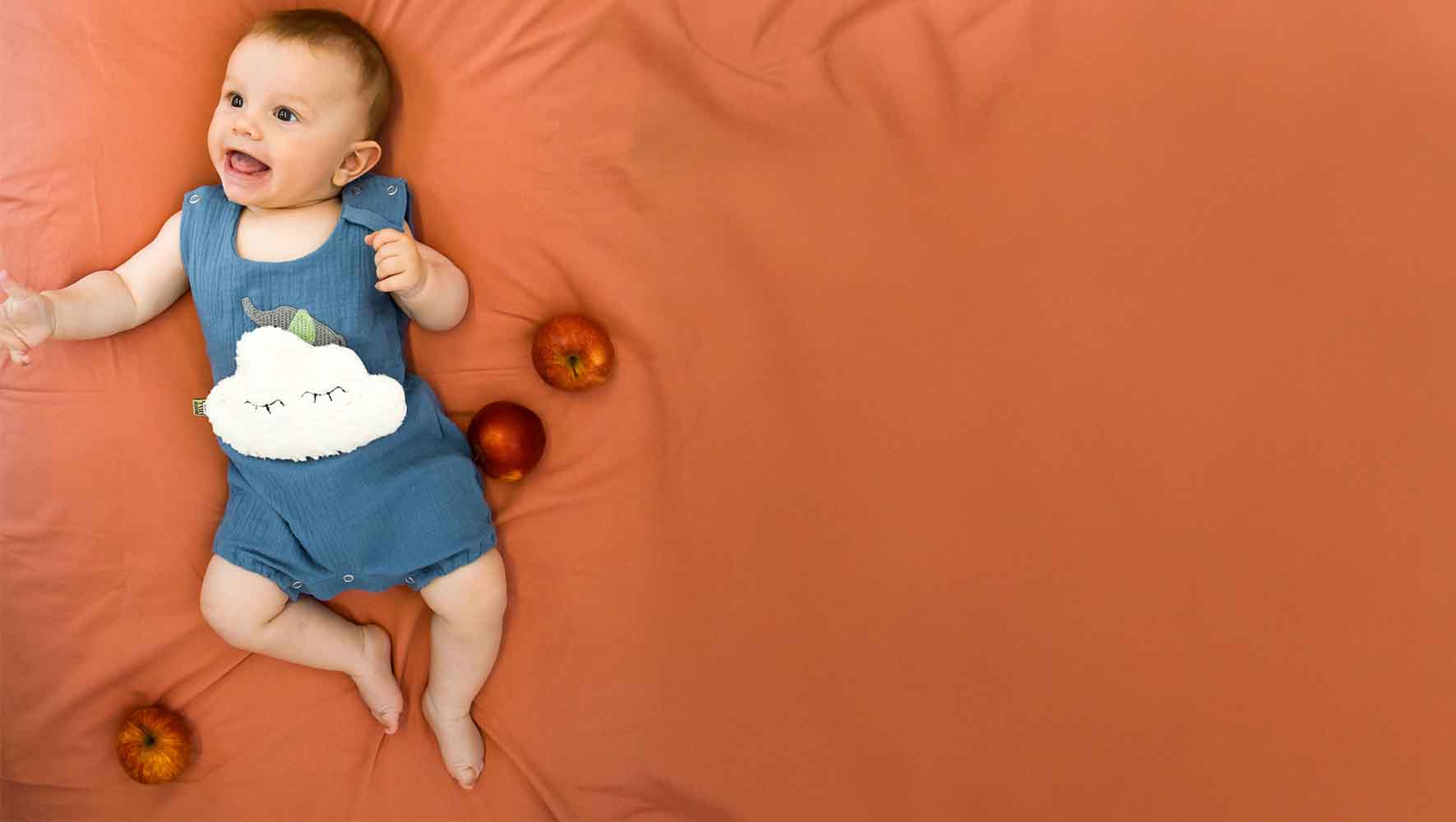 Bio Babykleidung Musselin mit hohen Tragekomfort 