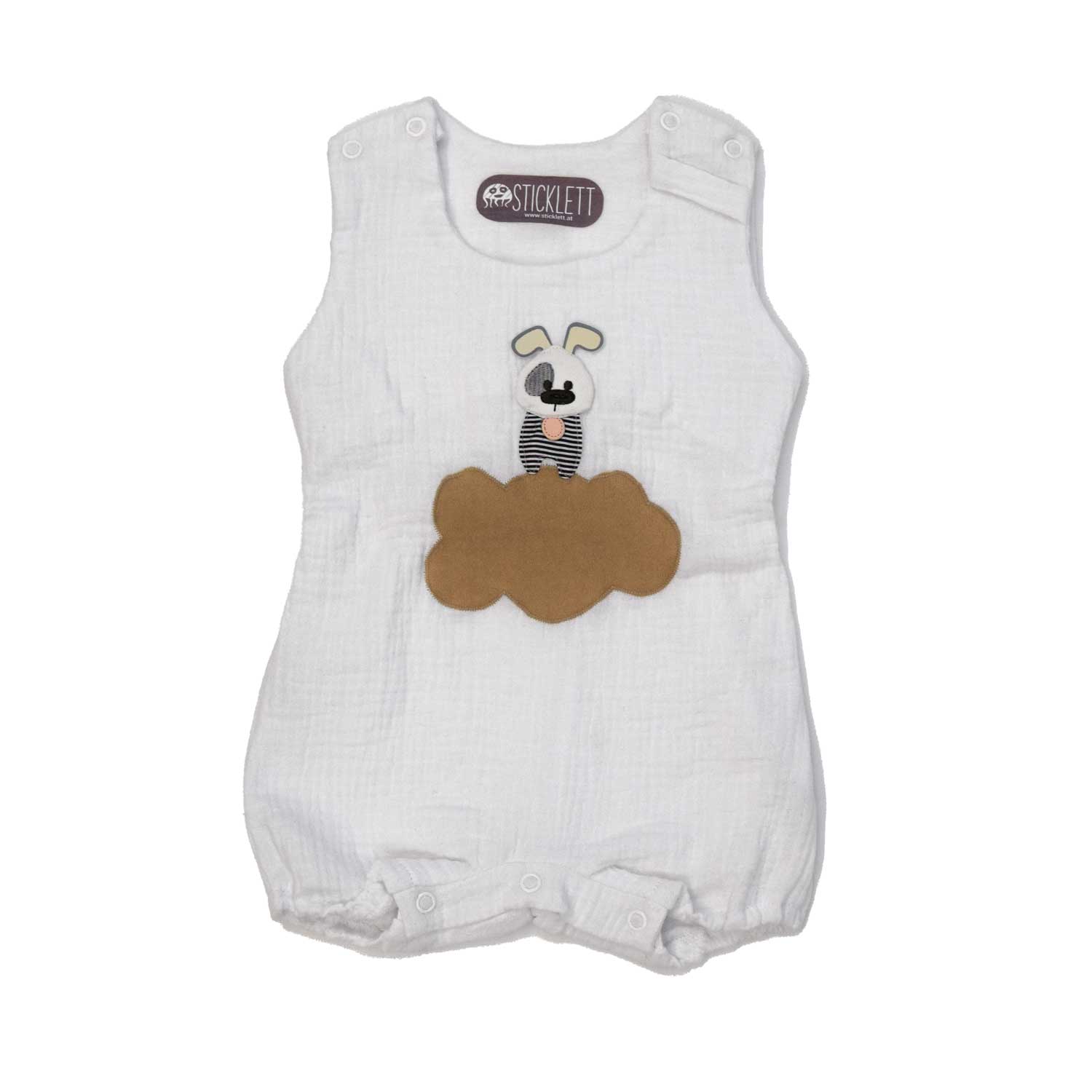 Sommerkleidung für Babys – Musselin mit Funktion, perfekt als Geburtstagsgeschenk mit Hund Motiv für Hundeliebhaber