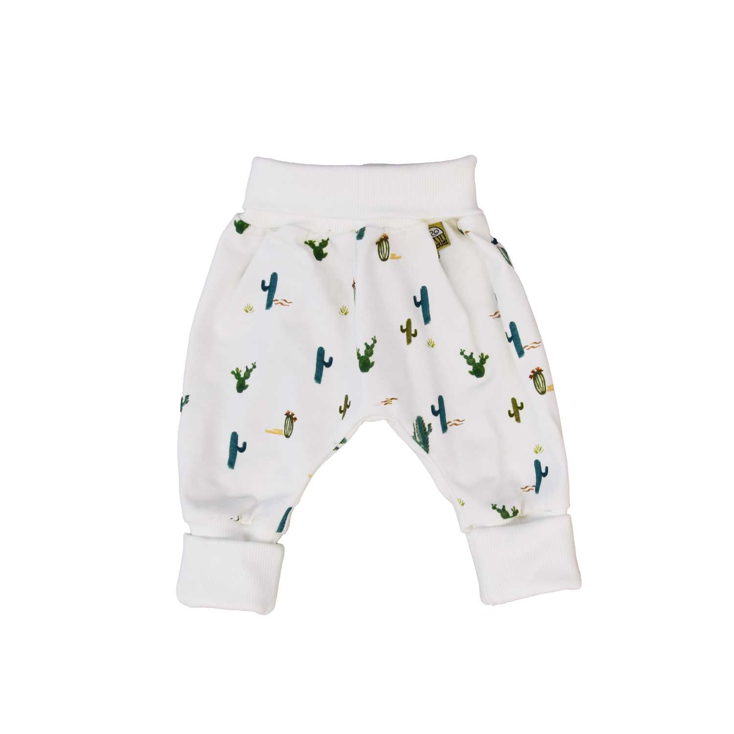 Baby Hose mit Umstulp Fuß Kaktus