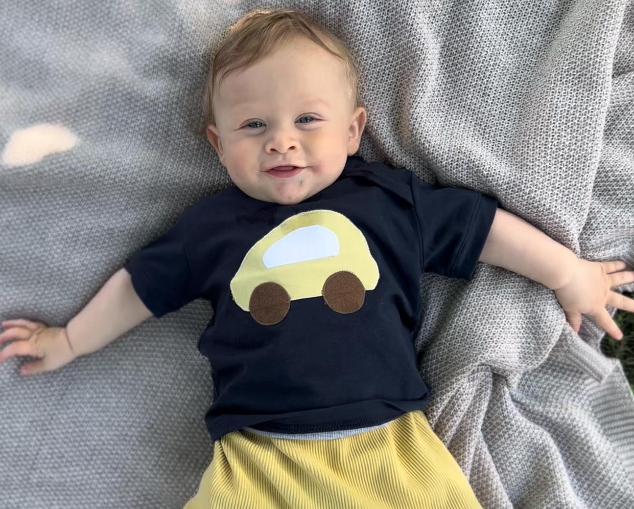 Baby T-Shirt kurzarm marine