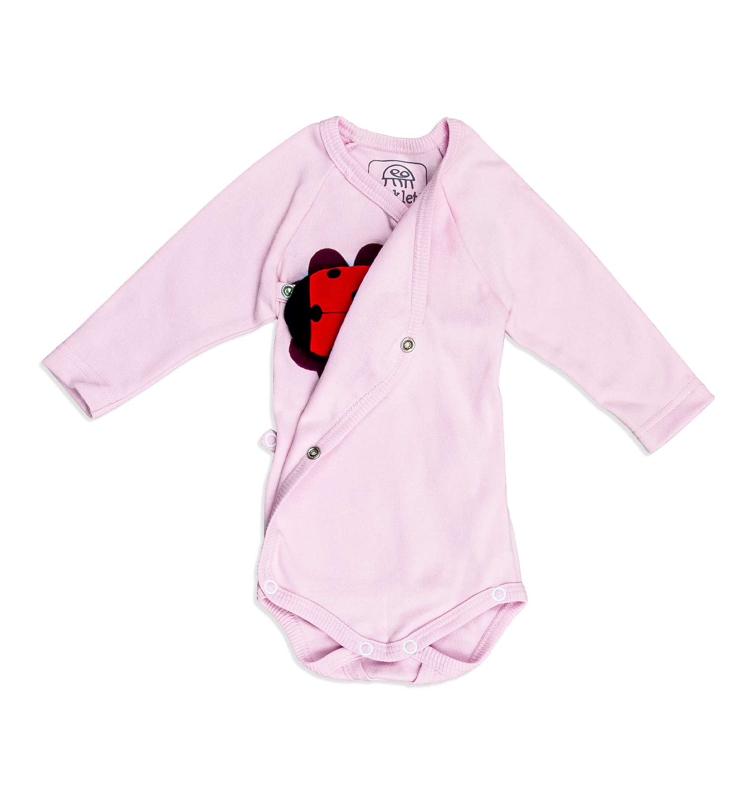 Rosa Babykleidung – Wickelbody & Strampler als Geschenkset