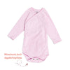 Baby Wickelbody langarm in rosa