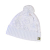 Geschenk zur Geburt – Baby-Strickmütze mit Bommel für Winterbabys