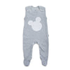 Baby-Strampler in Grau – bequem, weich & mitwachsend