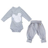 Baby-Geschenkset – MARY-kompatibler Wickelbody & Hose mit weichem Bündchen
