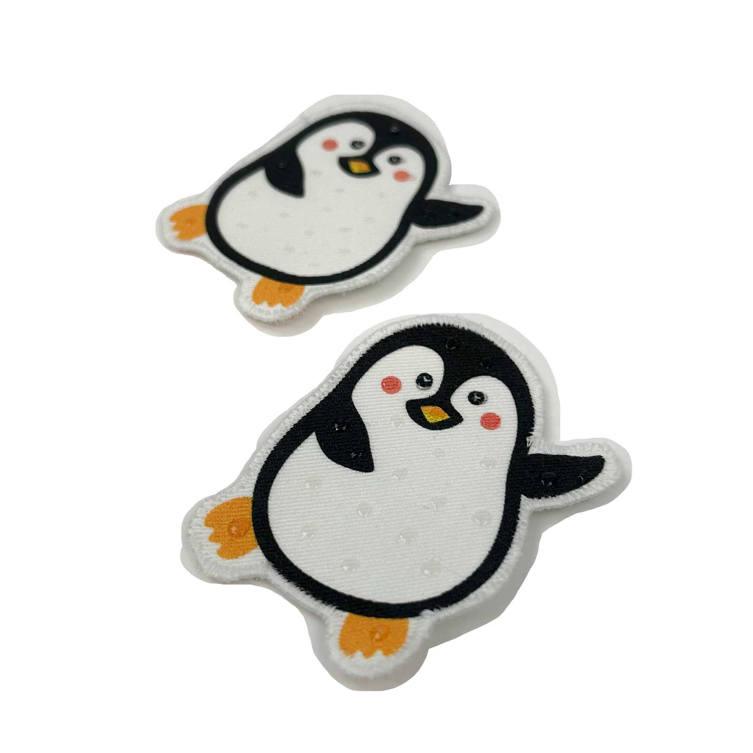 Knieschoner Pads als Pinguin Motiv