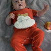 Baby Strampler in fiesta rot