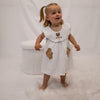 Musselin Kleid für Babys und Kleinkindern perfekter Sommerbegleiter oder als Geschenk für Kindergeburtstage  