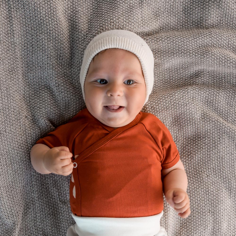 Newborn-Mütze aus Bio-Baumwolle – weich, allergikerfreundlich & ideal für jedes Wetter