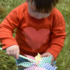Baby Shirt langarm mit feiner Lochstickerei
