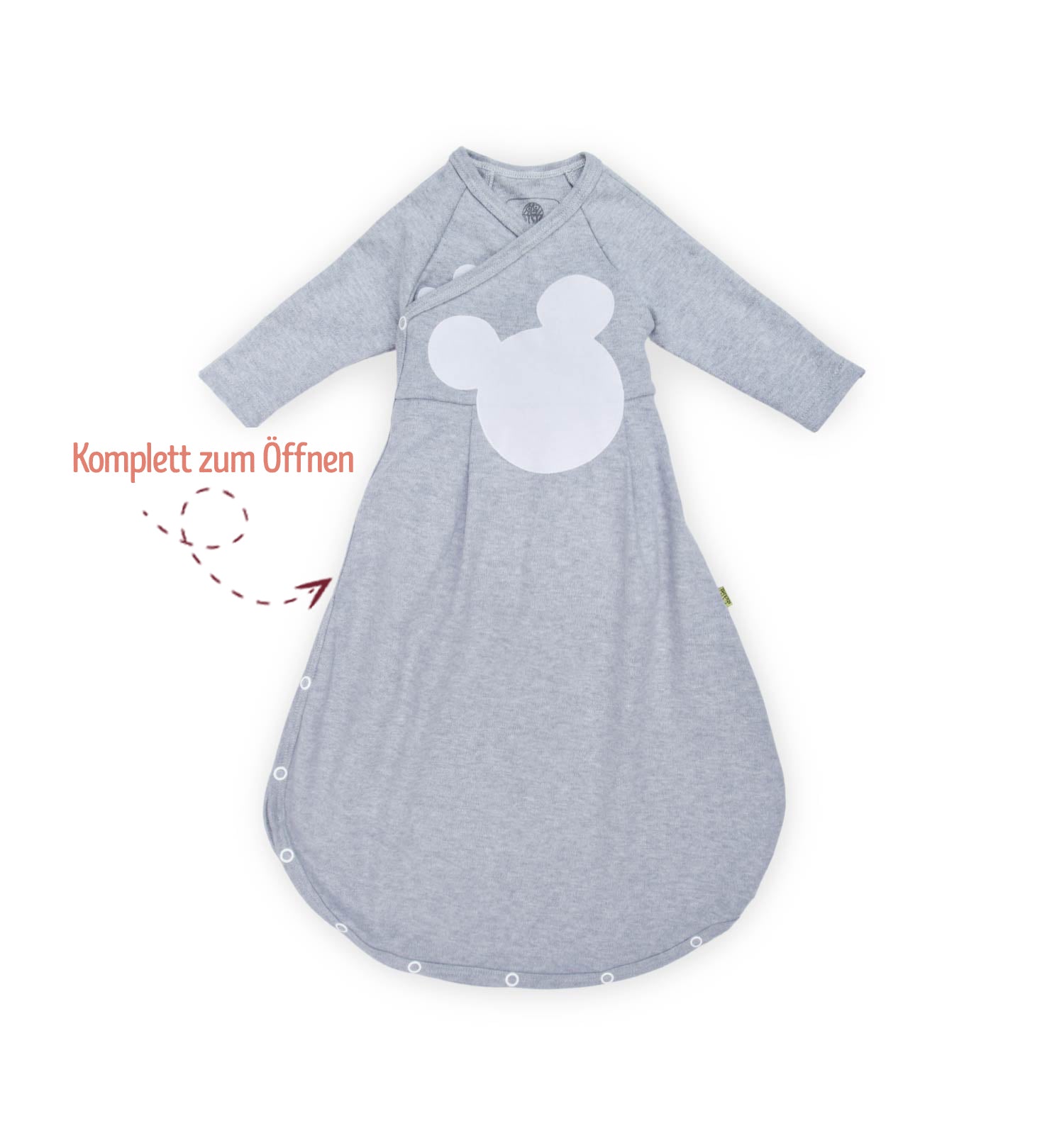 wickelschlafsack in grau für babys ideal für den perfekten schlaf 
