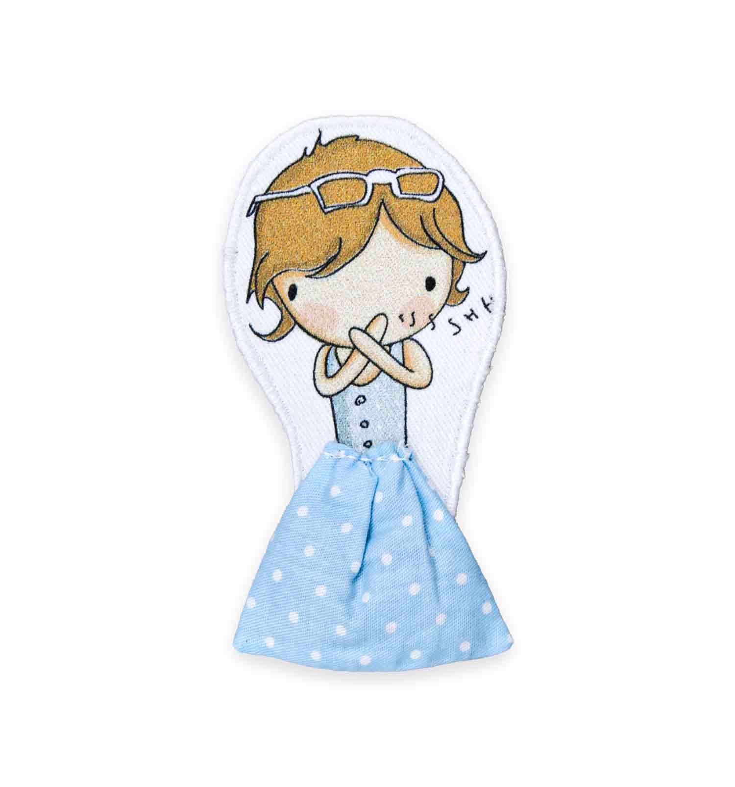 Applikation Gute-Nacht-Fee mit Lavendelduft | sticklett Online Store.