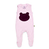 Baby-Strampler mitwachsend mit Wickelöffnung in hellblau | sticklett Online Store.