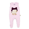 Baby-Strampler mitwachsend mit Wickelöffnung in hellblau | sticklett Online Store.