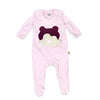Baby-Strampler mitwachsend mit Wickelöffnung in hellblau | sticklett Online Store.