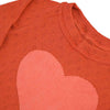 Baby T-Shirt langarm mit Herz und Lochstickerei | sticklett Online Store.