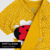 Baby Wickelbody kurzarm mit Baby Monitor Mary by sticklett