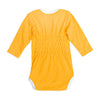 Baby Body sonnengelb mit Blume | sticklett Online Store.