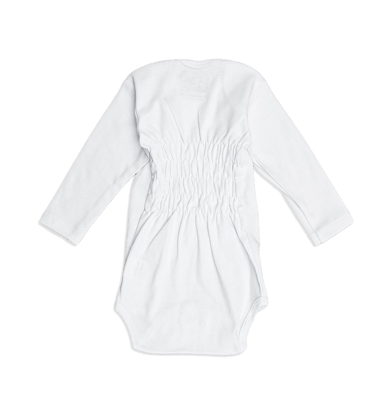 Baby Body gelber Klecks Langarm ÖKO-Tex Baumwolle | sticklett Online Store.