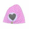 Beanie pink mit Herzen | sticklett Online Store.