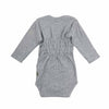 Baby Langarmbody mit Envelope Kragen Biobaumwolle