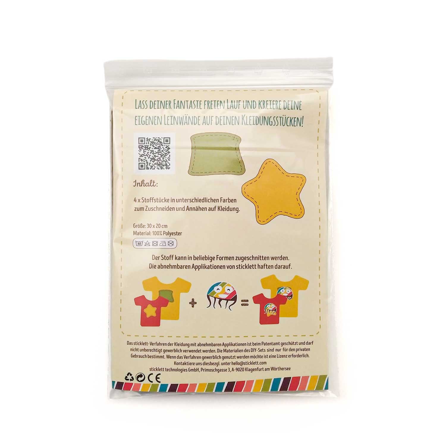 DIY Set Fleece-Stoff