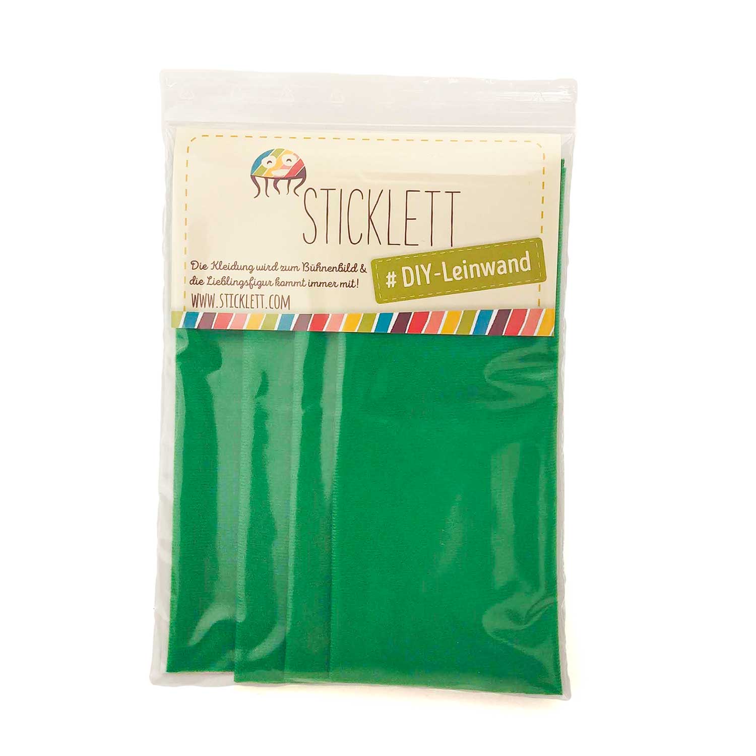 DIY Set Fleece-Stoff grün