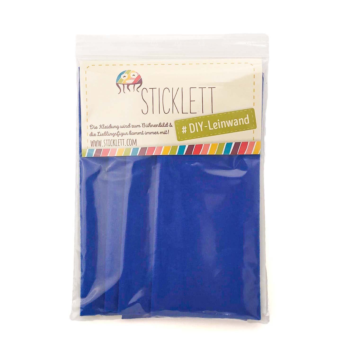 DIY Set Fleece-Stoff royalblau
