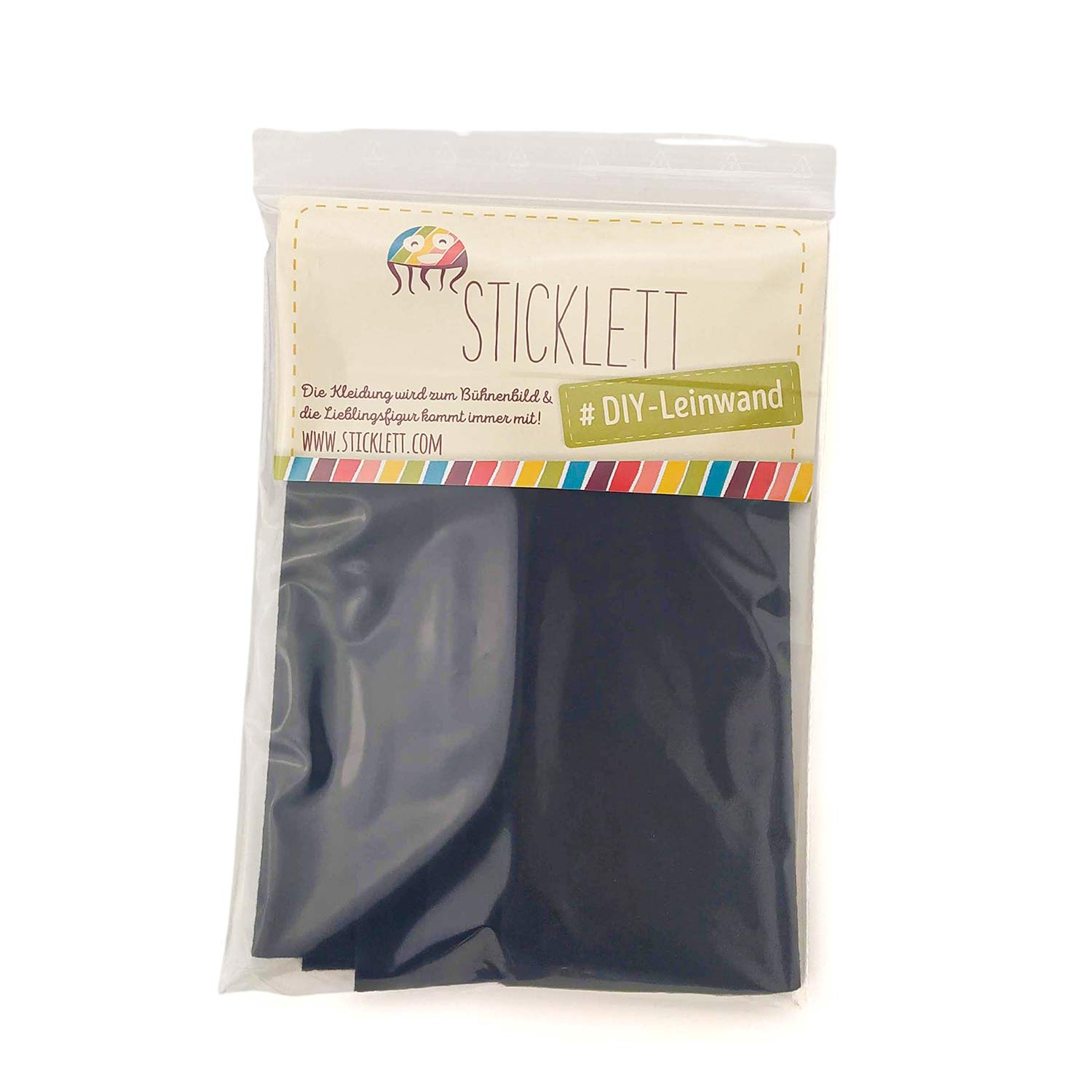 DIY Set Fleece-Stoff schwarz