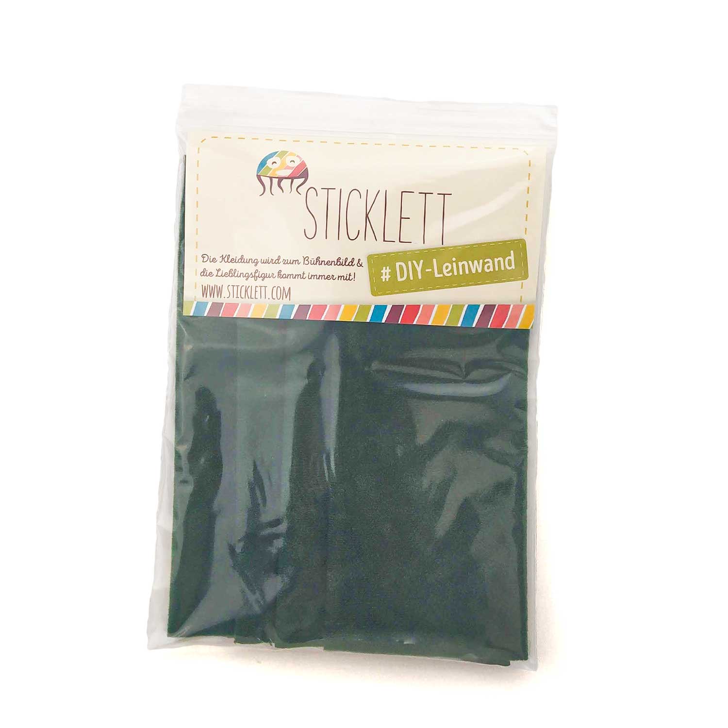 DIY Set Fleece-Stoff tannengrün