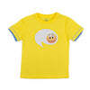 Buben T-Shirt mit Sprechblase in gelb | sticklett Online Store.