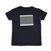 T-Shirt mit Straße und Reflektorstreifen in Anthrazit