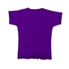 T-Shirt in Violett mit Blume Kurzarm | sticklett Online Store.
