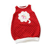 Ballonkleid rot mit Sternen | sticklett Online Store.