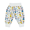 Babyhose aus Baumwolle mit Umschlagbund, Hundeprint