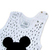 Baby-Strampler in weiß Mouse | sticklett Online Store.