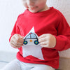 Baby Sweatshirt mit Stern langarm | sticklett Online Store.